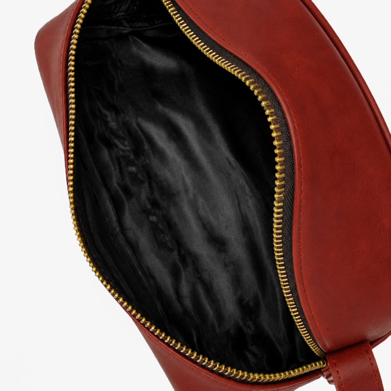 Red wine Genuine Leather Dopp Kit | Pure Cow Leather | Antique Brass Zipper | Travel Toiletry Organizer | Unisex