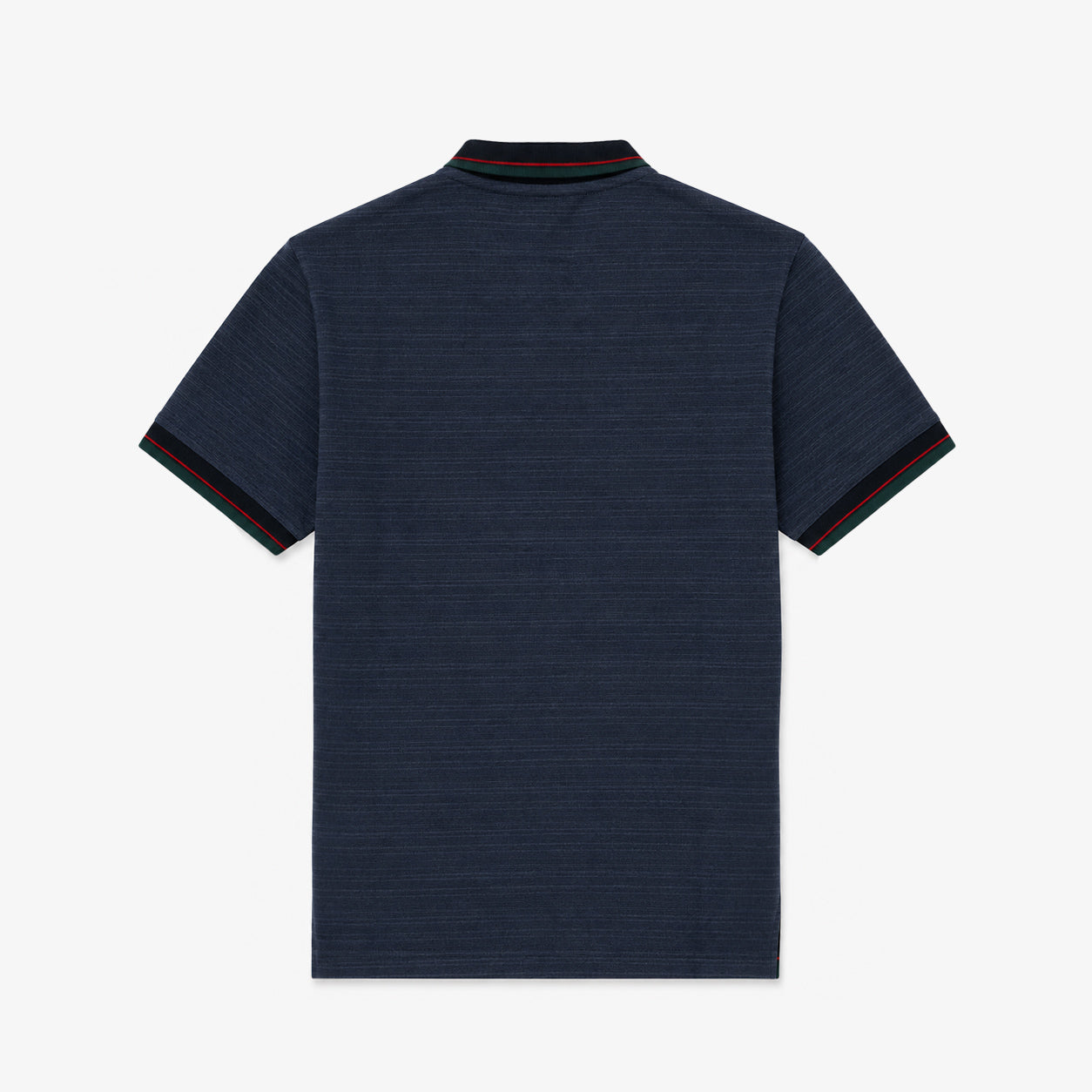 Blue Contrast Red Fork Polo