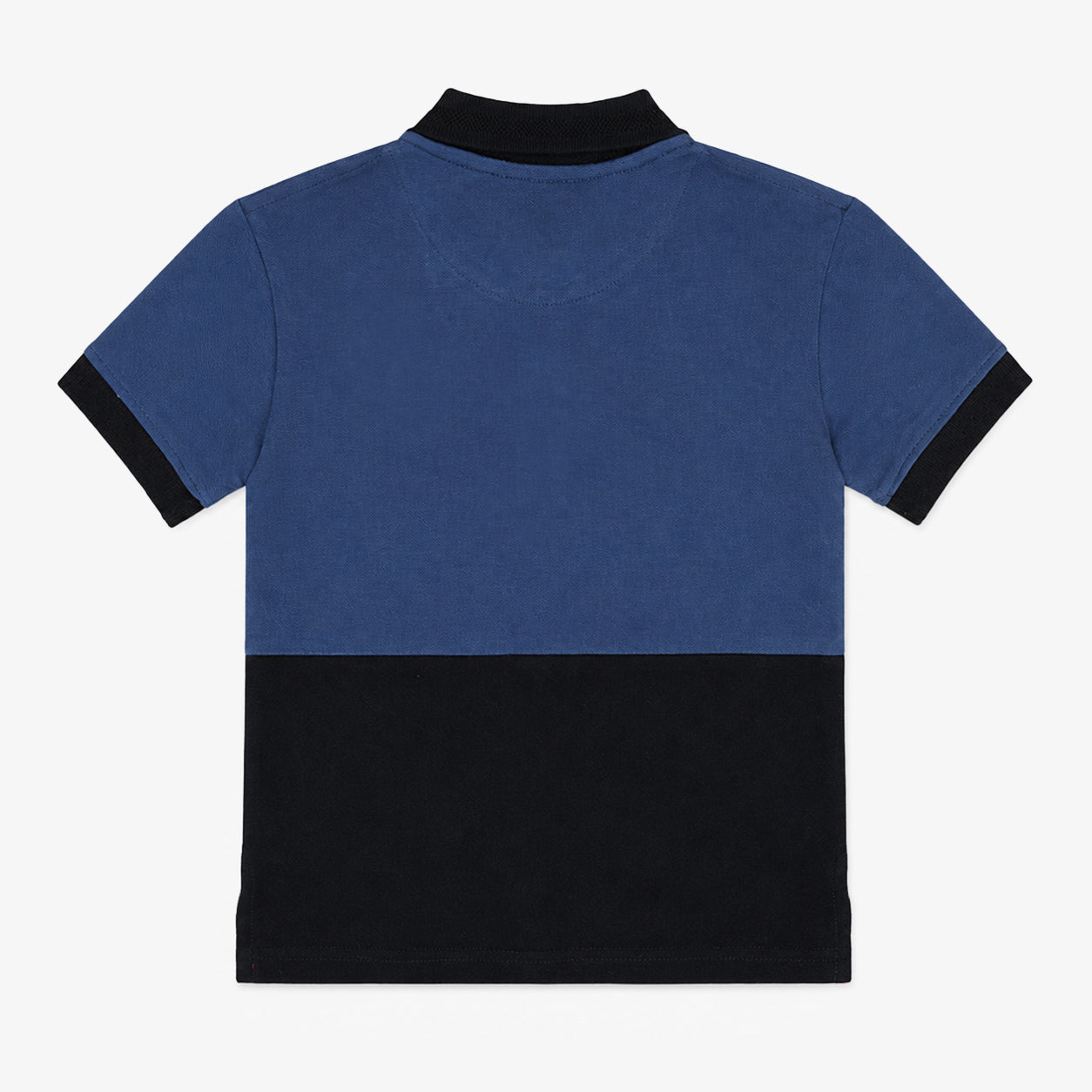 Blue Rainbow Stripe Polo