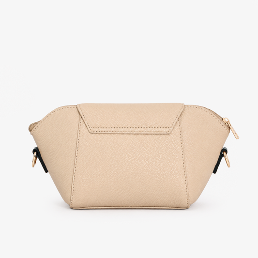Milan Flap Crossbody Bag - Ivory