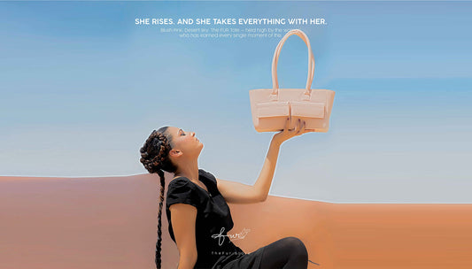 I Designed This Bag for the Girl Who Was Told She Was Too Much — Fariya Jabeen on the Blush Pink Suede Tote