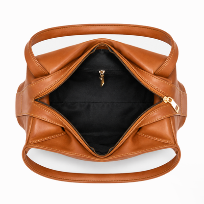 Brown Vintage Hobo Shoulder Bag