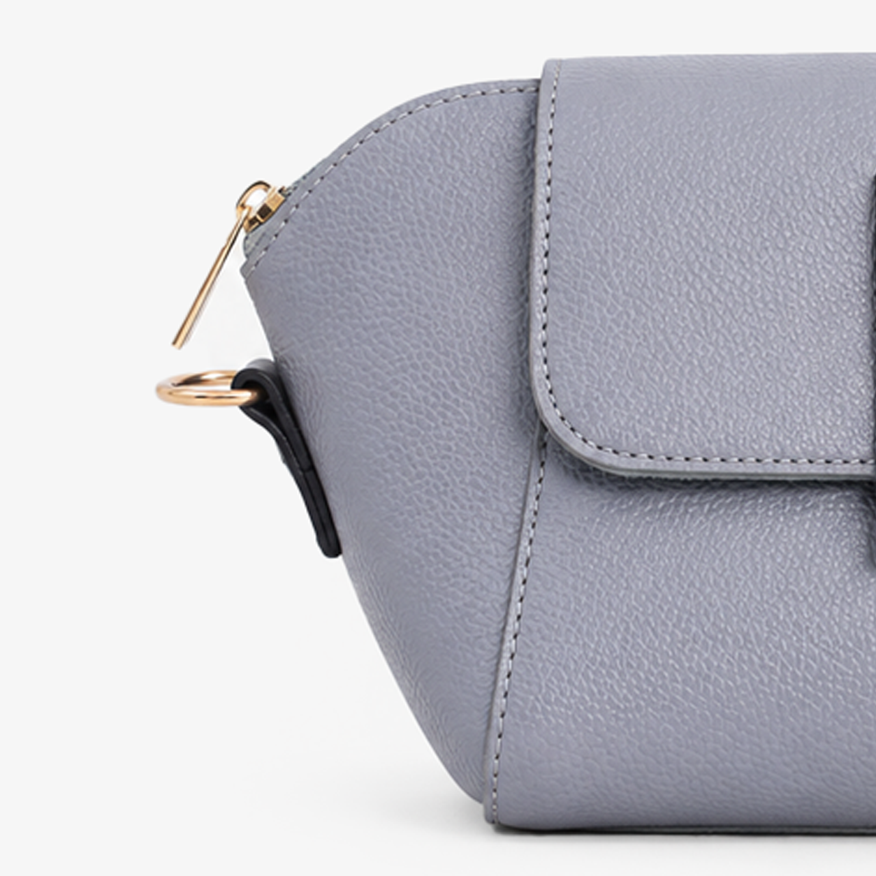 Milan Flap Crossbody Bag - Graphite