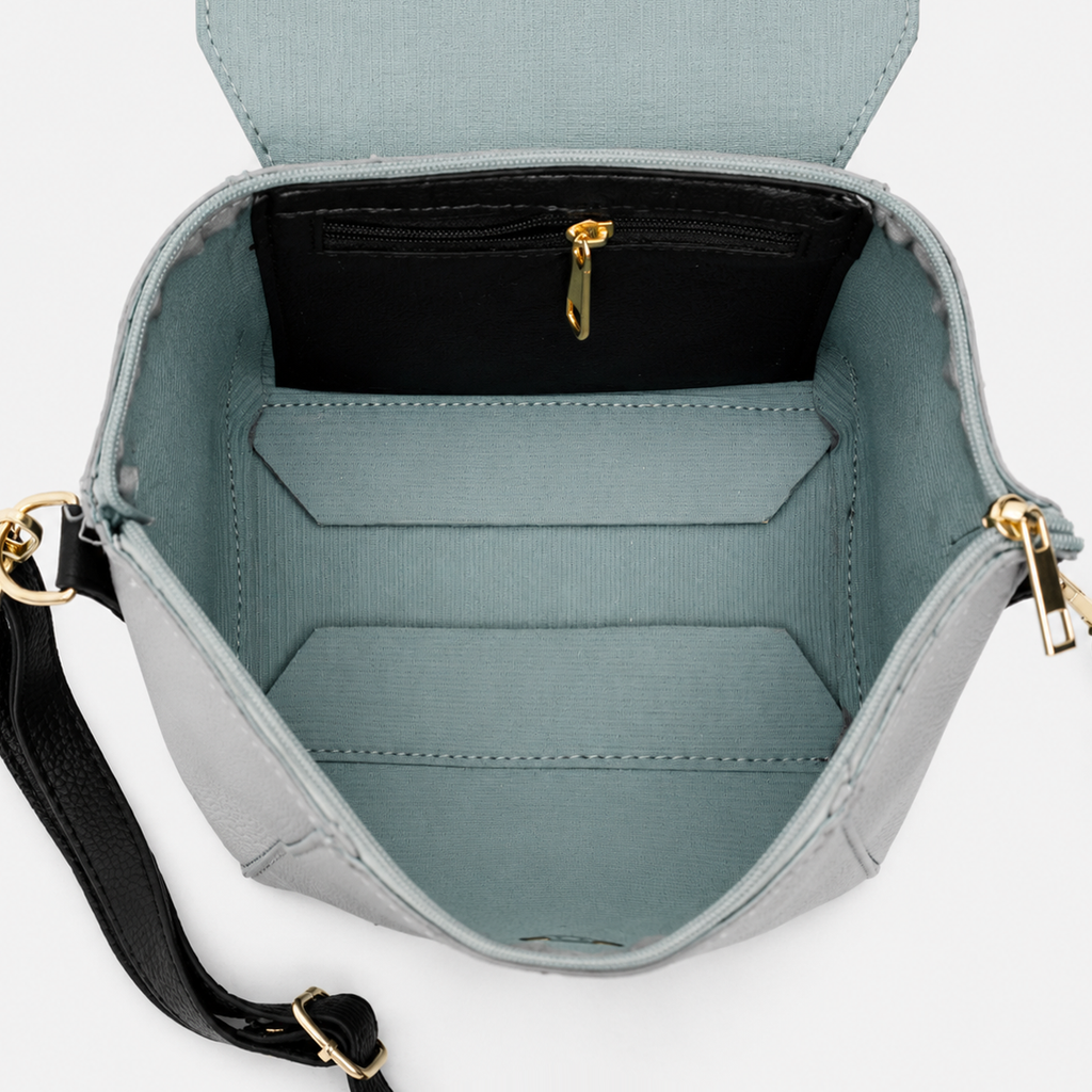 Milan Flap Crossbody Bag - Graphite