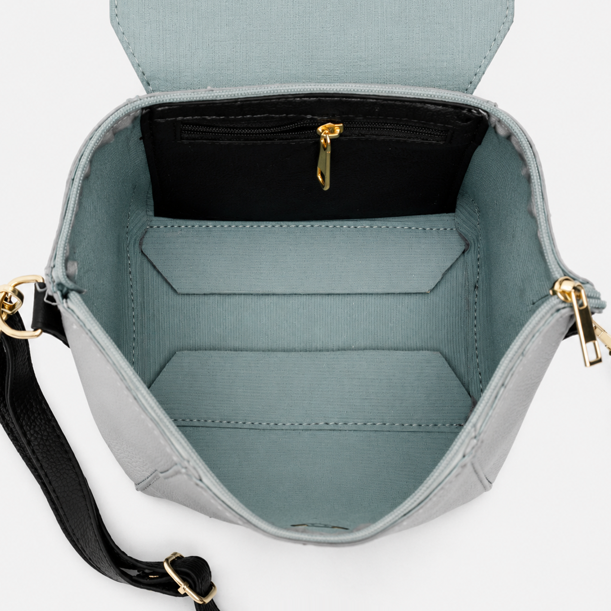Milan Flap Crossbody Bag - Graphite