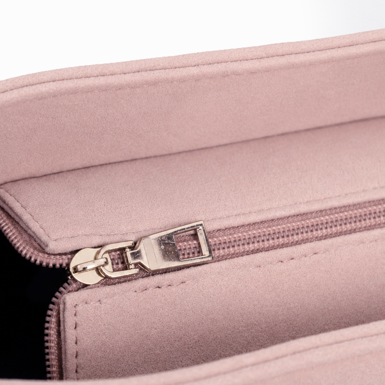 Blush Pink Suede Tote Bag