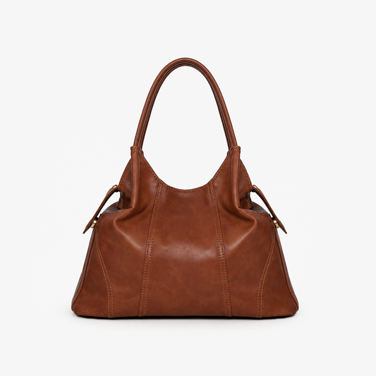 Brown Vintage Hobo Shoulder Bag