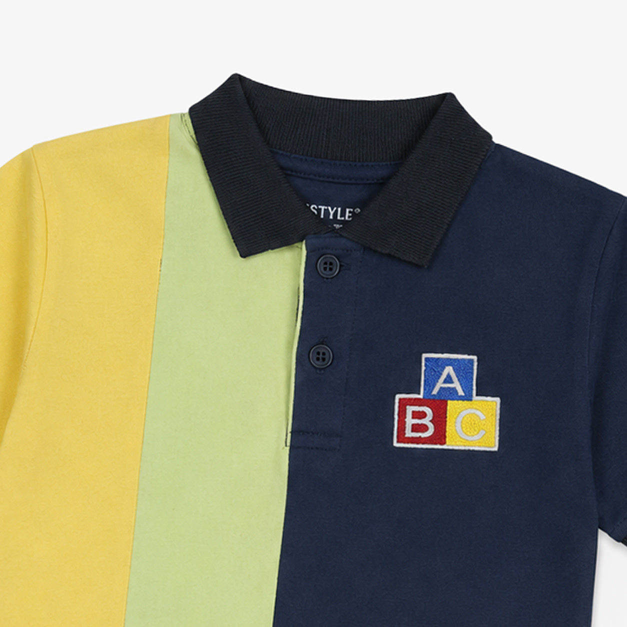 Color Block ABC Polo
