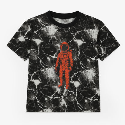 Orange Astronaut Graphic Tee