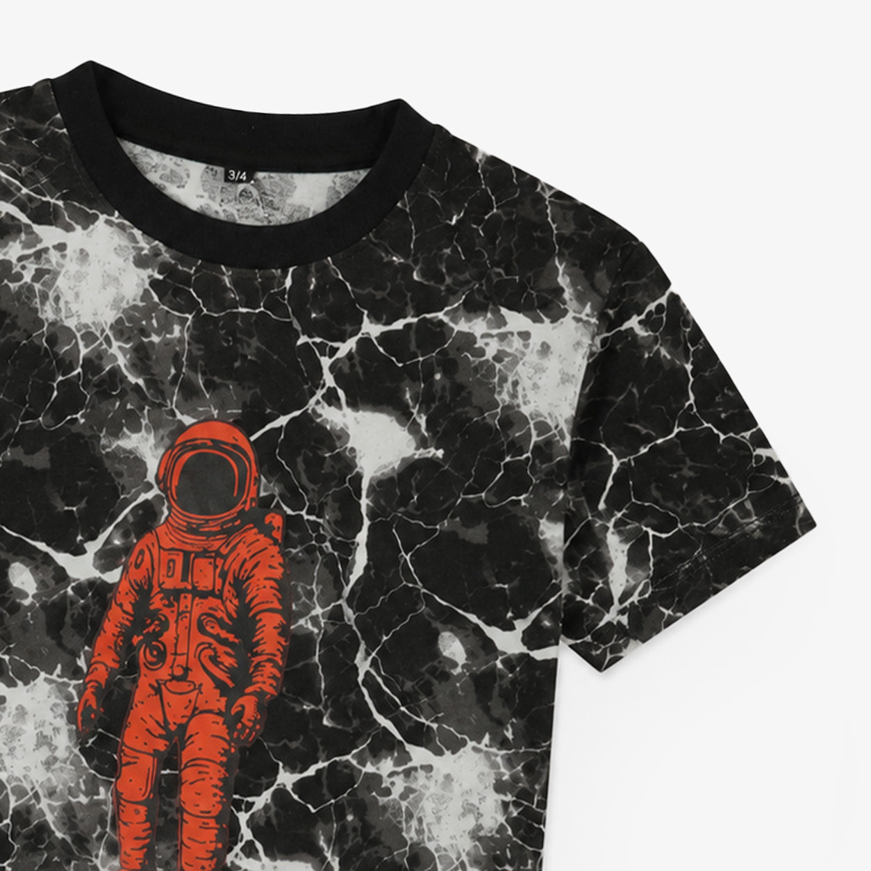 Orange Astronaut Graphic Tee