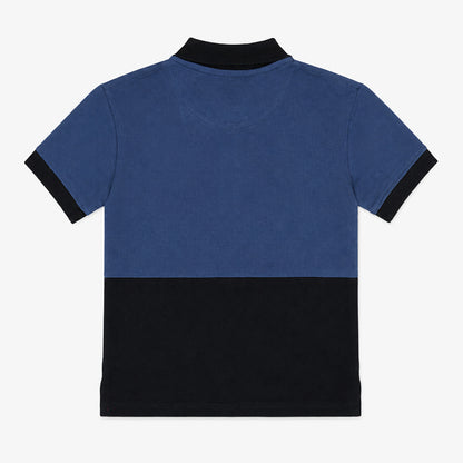 Blue Rainbow Stripe Polo