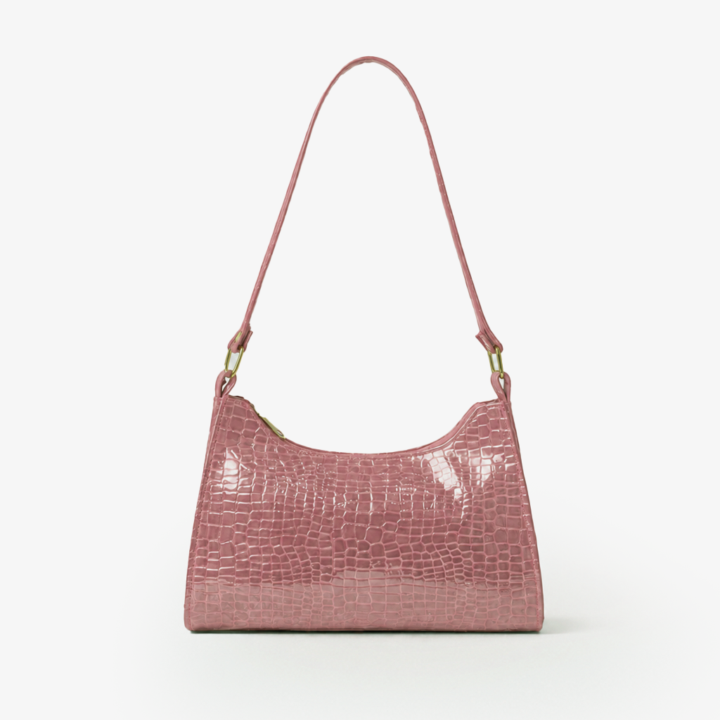 Glossy Top Handle Bag