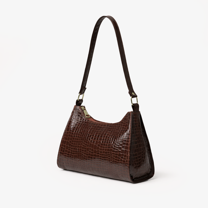 Glossy Top Handle Bag