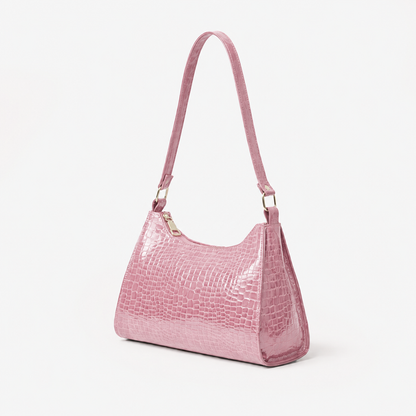 Glossy Top Handle Bag