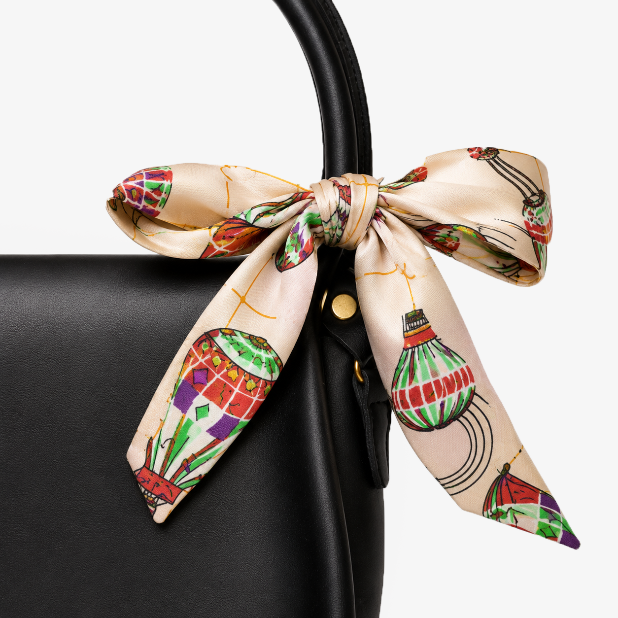 Satin Ribbon Bag Charm
