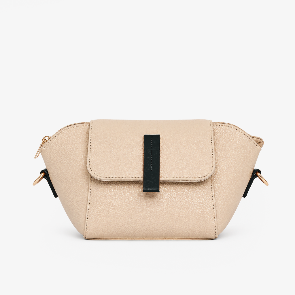 Milan Flap Crossbody Bag - Ivory