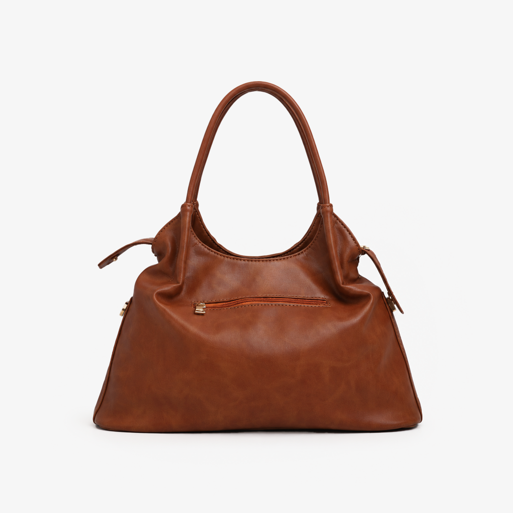 Brown Vintage Hobo Shoulder Bag