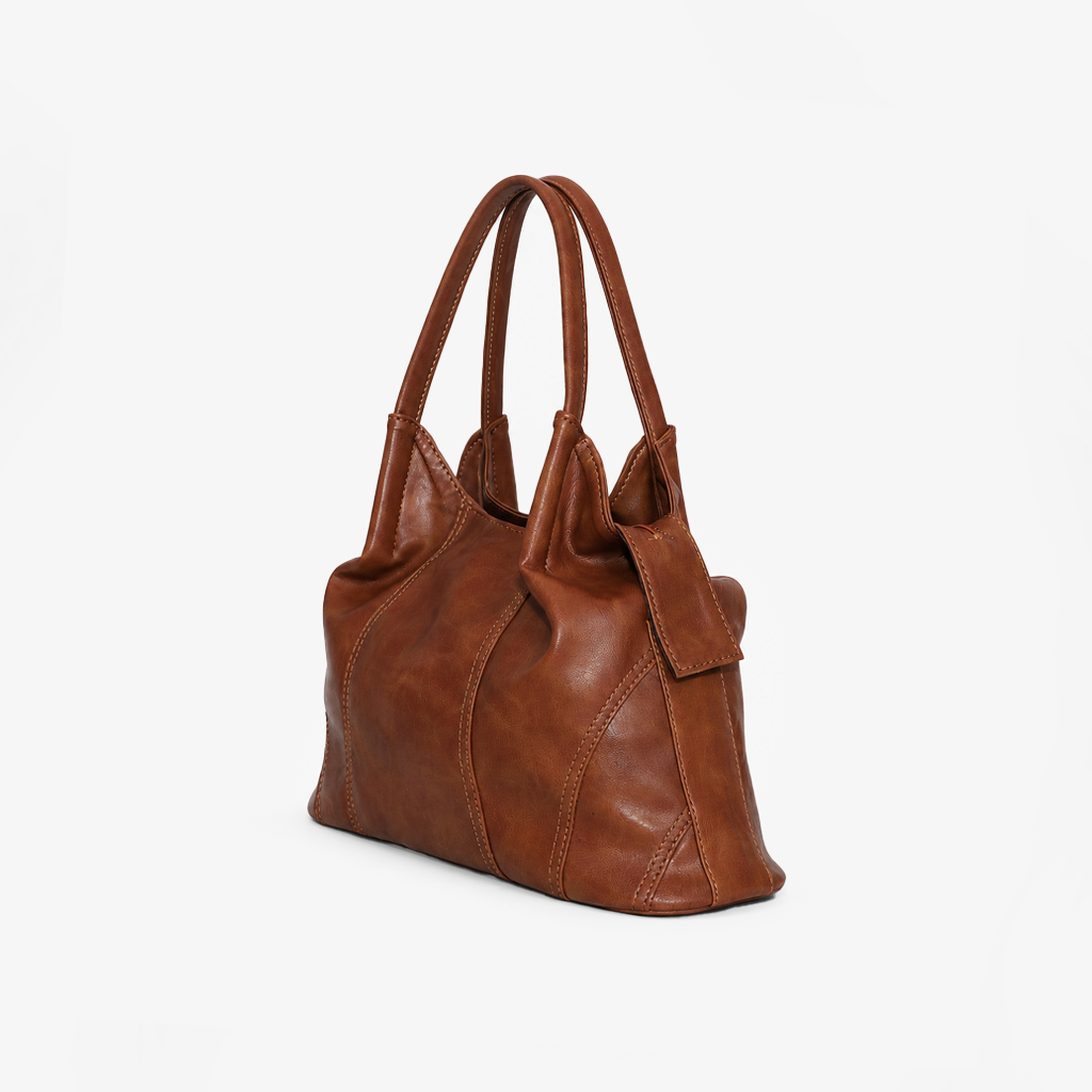 Brown Vintage Hobo Shoulder Bag