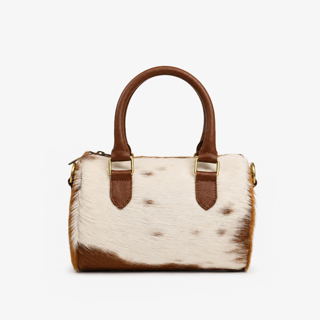 FUR Goat Hide Leather Tote Ivory Cognac new arrival Pakistan premium