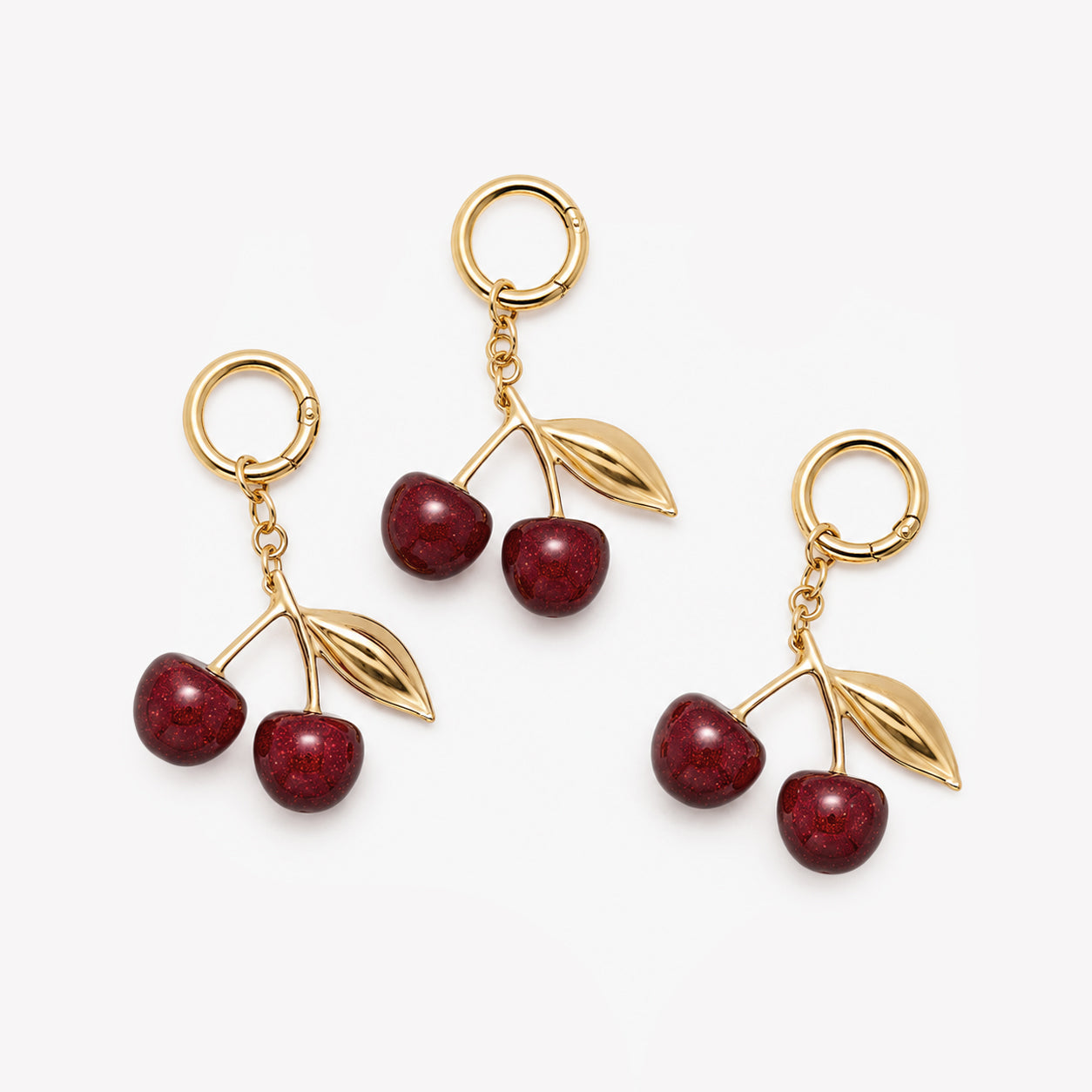 Cherry Bag + Golden Cherry Bag Charm