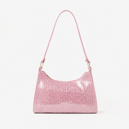 Glossy Top Handle Bag