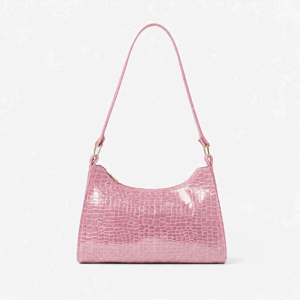 Glossy Top Handle Bag