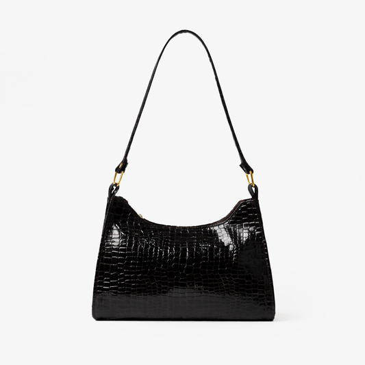 Glossy Top Handle Bag