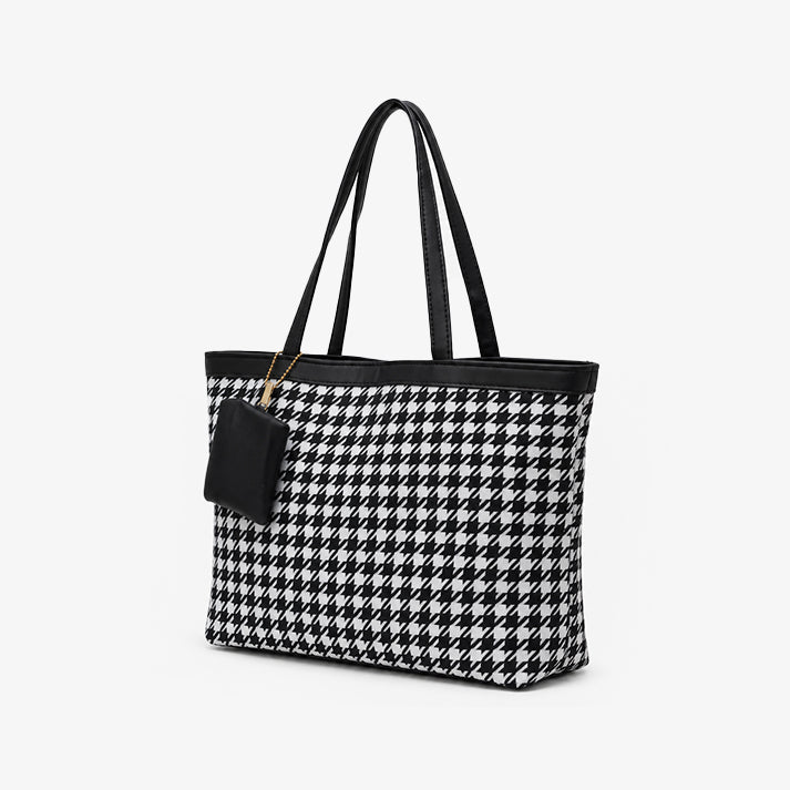 The Houndstooth Tote Bag