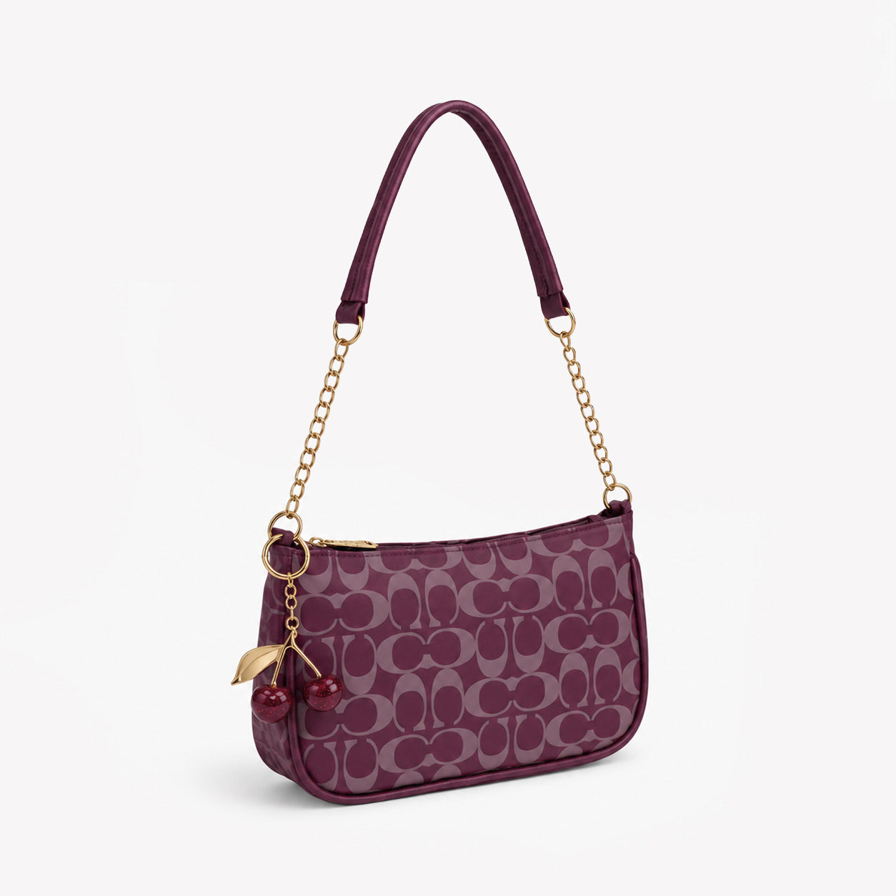 Cherry Bag + Golden Cherry Bag Charm