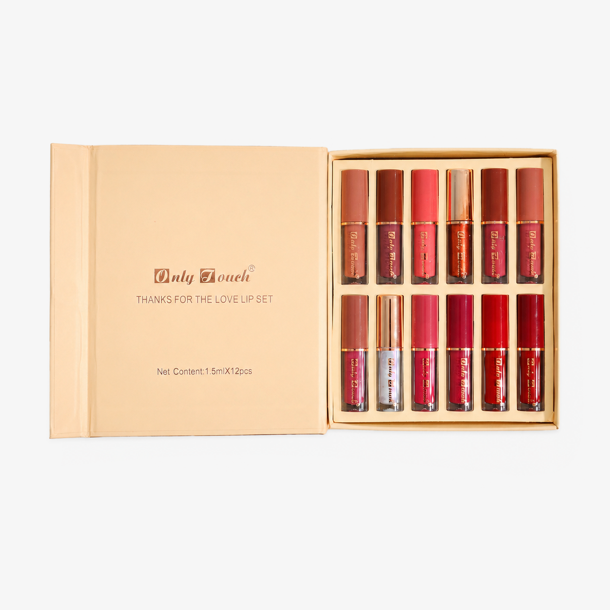 Only Touch Thanks For The Love Lip Set – 12 PCS