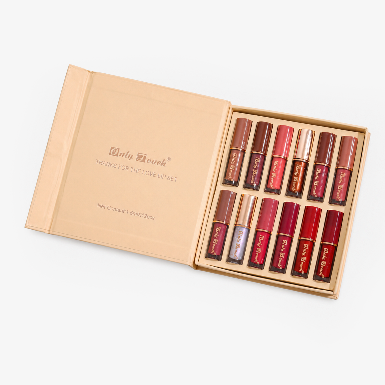 Only Touch Thanks For The Love Lip Set – 12 PCS