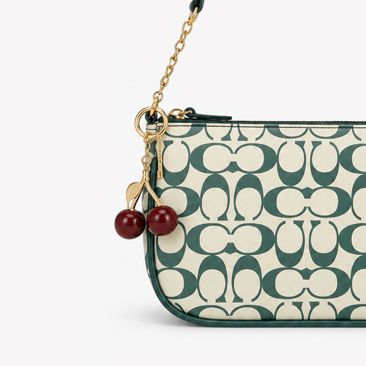 Cherry Bag + Golden Cherry Bag Charm