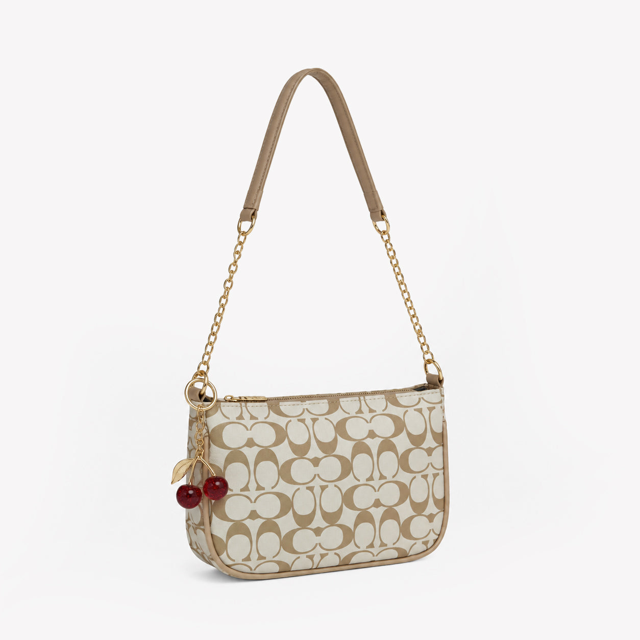 Cherry Bag + Golden Cherry Bag Charm