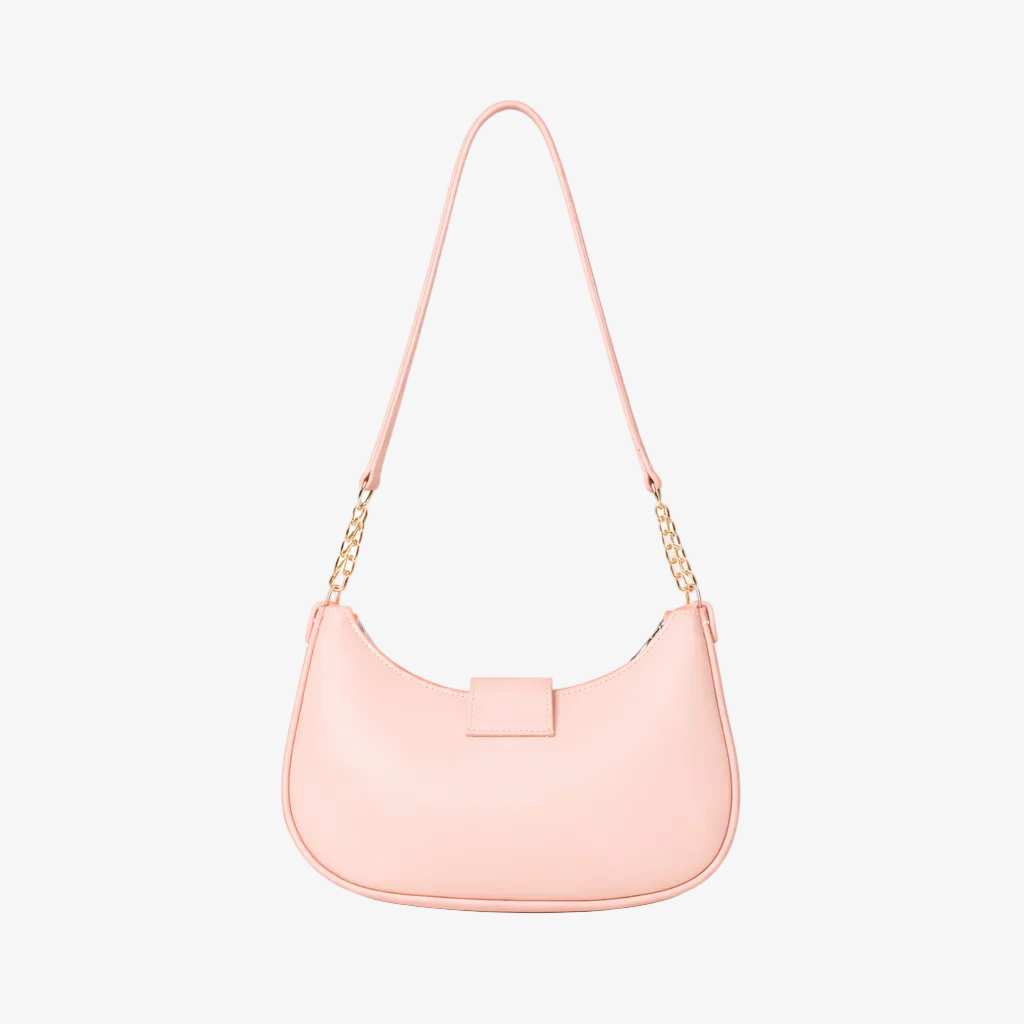 Crescent Shoulder Bag black detail – FUR