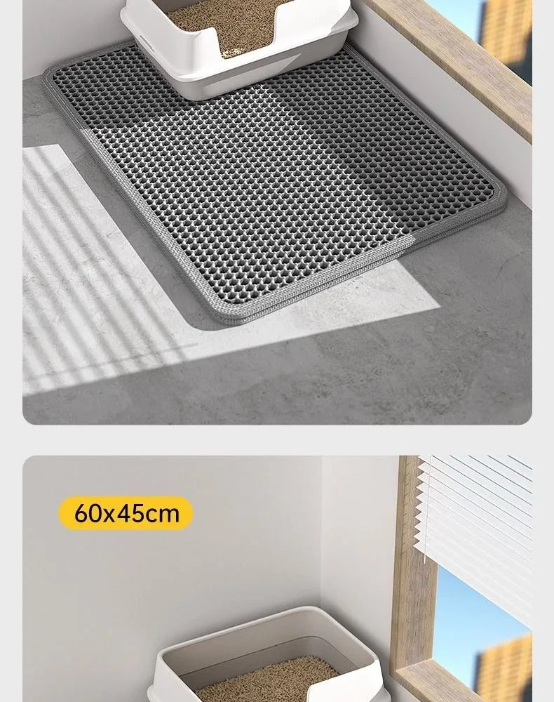 Cat Litter Mat EVA Double Layer