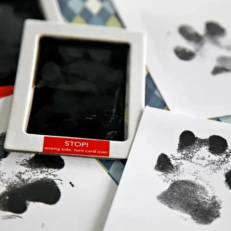 Pet Dog & Cat Paw Print Ink Set Pad Baby Handprints and Souveniers