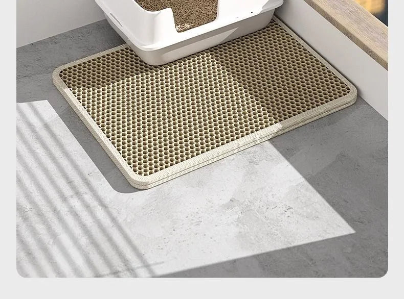 Cat Litter Mat EVA Double Layer