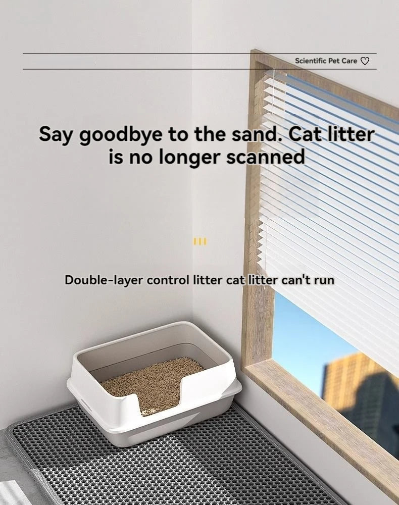 Cat Litter Mat EVA Double Layer