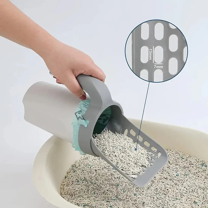 Cat Litter Shovel Scoop with a Toilet Garbage Picker