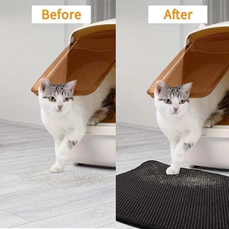 Cat Litter Mat EVA Double Layer