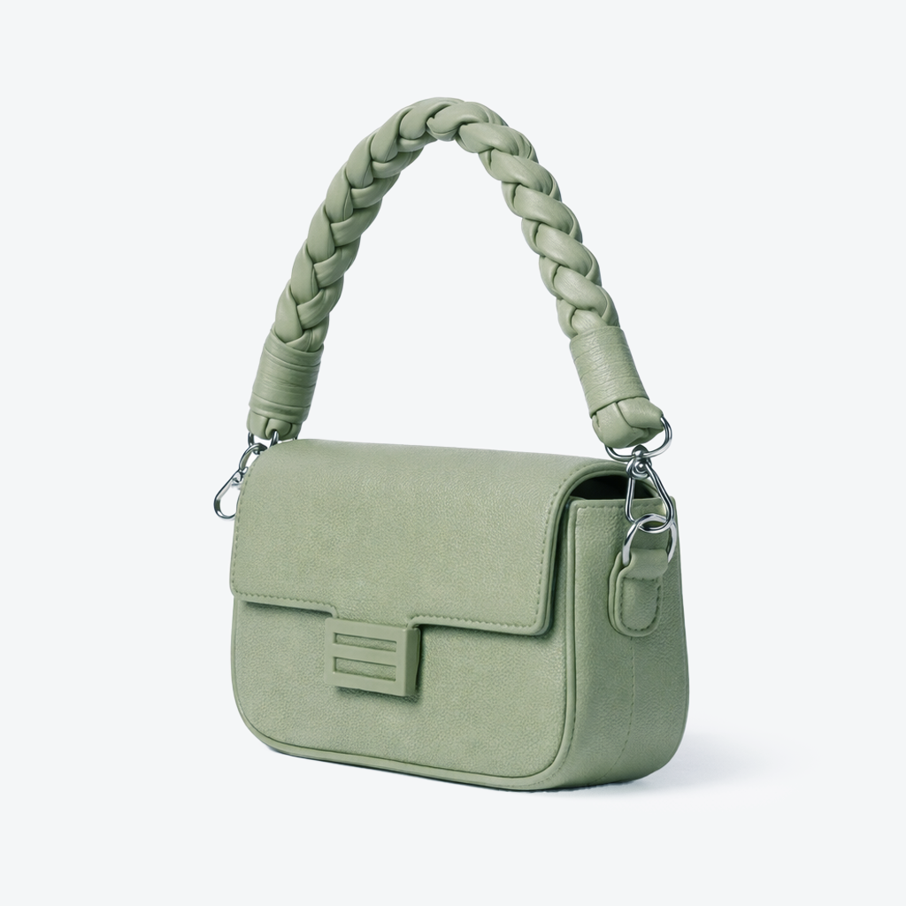 green sactchel bag online in pakistan