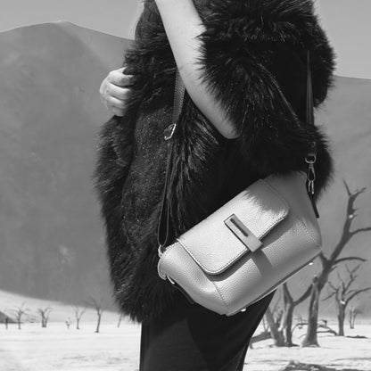 Milan Flap Crossbody Bag - Graphite
